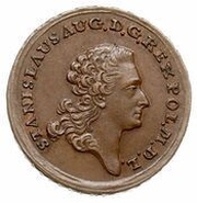 Trojak historyczny - Stanisław August Poniatowski Kraków mint obverse image