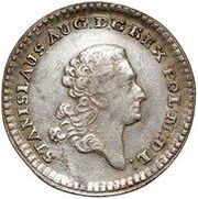 Trojak historyczny - Stanisław August Poniatowski Kraków mint obverse image