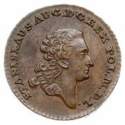 Trojak historyczny - Stanisław August Poniatowski Kraków mint obverse image