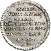 Trojak historyczny - Stanisław August Poniatowski Kraków mint, Polish–Lithuanian Commonwealth, 1767 reverse image