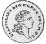Trojak historyczny - Stanisław August Poniatowski Kraków mint obverse image