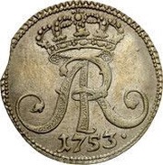 1⁄48 Talara / Półgrosz - August III Sas Lipsk mint obverse image