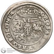 Szóstak / 6 Groszy - Sigismund III Vasa Lublin mint, Polish–Lithuanian Commonwealth, 1595-1596 reverse image