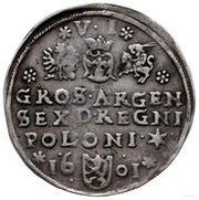 Szóstak / 6 Groszy - Sigismund III Vasa Wschowa mint, Polish–Lithuanian Commonwealth, 1595-1601 reverse image