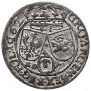 Szóstak / 6 Groszy - Jan II Kazimierz Waza Lwów mint reverse image