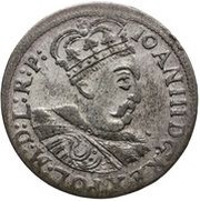 Szóstak / 6 Groszy - Jan III Sobieski Kraków mint obverse image