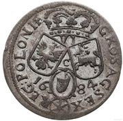 Szóstak / 6 Groszy - Jan III Sobieski Kraków mint reverse image