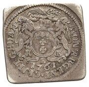 Szóstak gdański - August III Gdańsk mint, Polish–Lithuanian Commonwealth, 1760-1761 reverse image
