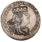 Szóstak elbląski - August III Elbląg mint obverse image