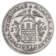 Szóstak toruński - Stanisław August Poniatowski Toruń mint, Polish–Lithuanian Commonwealth, 1765 reverse image