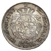 Dwuzłotówka koronna - Stanisław August Poniatowski Warszawa mint, Polish–Lithuanian Commonwealth, 1783-1785 reverse image