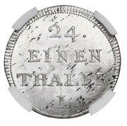 1⁄24 Talara / Grosz - August III Sas Lipsk mint, Polish–Lithuanian Commonwealth, 1753 reverse image