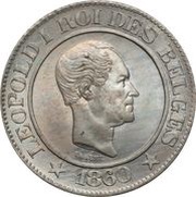 20 Centimes - Léopold I Pattern obverse image