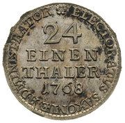 1⁄24 Talara - Ksawery as Polish Prince Drezno mint, Polish–Lithuanian Commonwealth, 1764-1768 reverse image