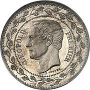20 Centimes - Léopold I Pattern obverse image