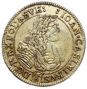 Złotówka koronna / tymf - Jan II Kazimierz Waza Bydgoszcz mint obverse image