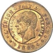 20 Centimes - Léopold I Pattern obverse image