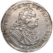 ⅛ Talara - August III Sas Drezno mint obverse image