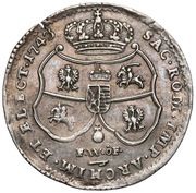 ⅛ Talara - August III Sas Drezno mint, Polish–Lithuanian Commonwealth, 1734-1750 reverse image