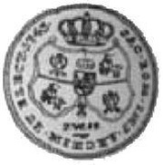 ⅛ Talara - August III Sas Drezno mint, Polish–Lithuanian Commonwealth, 1740 reverse image