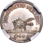 Złotówka koronna - Stanisław August Poniatowski Warszawa mint, Polish–Lithuanian Commonwealth, 1771 reverse image