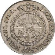 Złotówka koronna - Stanisław August Poniatowski Warszawa mint, Polish–Lithuanian Commonwealth, 1783-1786 reverse image