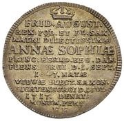 ⅙ Thaler - August II Mocny Drezno mint obverse image