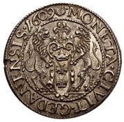 Ort gdański - Sigismund III Vasa Gdańsk mint, Polish–Lithuanian Commonwealth, 1608-1626 reverse image