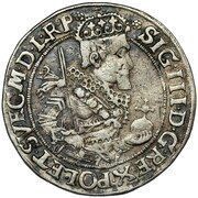 ¼ Talara toruńskiego - Sigismund III Vasa Toruń mint obverse image