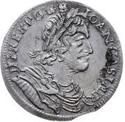 Ort koronny / 18 Groszy - Jan II Kazimierz Waza Wschowa mint obverse image
