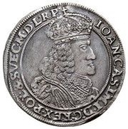 Ort koronny / 18 Groszy - Jan II Kazimierz Waza Poznań mint obverse image