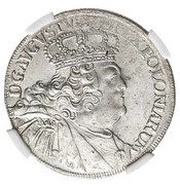 Ort / 18 Groszy - August III Lipsk mint obverse image