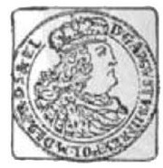 Ort gdański - August III Sas Gdańsk mint obverse image