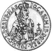 Półtalar koronny - Jan II Kazimierz Waza Kraków mint obverse image