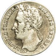¼ Franc - Léopold I obverse image