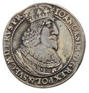 Półtalar gdański - Jan II Kazimierz Waza Gdańsk mint obverse image