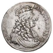Półtalar elbląski - Michał Korybut Wiśniowiecki Elbląg mint obverse image