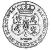 Półtalar / ½ Talara - August III Sas Drezno mint, Polish–Lithuanian Commonwealth, 1736-1754 reverse image