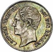 ¼ Franc - Léopold I obverse image