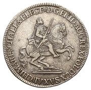 Półtalar wikariacki - August III Sas Drezno mint obverse image