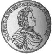 Gulden - ⅔ Talara - August II Mocny Lipsk mint obverse image