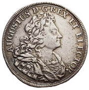 Gulden - ⅔ Talara - August II Mocny Drezno mint obverse image