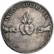 ⅔ Talara - August II Mocny Drezno mint, Polish–Lithuanian Commonwealth, 1719 reverse image