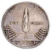 ⅔ Talara - August II Mocny Drezno mint, Polish–Lithuanian Commonwealth, 1727 reverse image