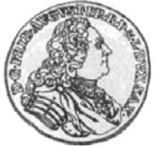 Gulden - ⅔ Talara - August III Sas Drezno mint obverse image