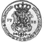 Gulden - ⅔ Talara - August III Sas Drezno mint, Polish–Lithuanian Commonwealth, 1733 reverse image