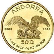 50 Diners - Joan Martí i Alanis Golden Eagle - Gold Bullion obverse image