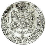 ⅔ Talara / Gulden - Fryderyk Christian as Polish Prince Drezno mint, Polish–Lithuanian Commonwealth, 1763 reverse image