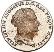 Talar koronny / 6 Zlotych - Stanisław August Poniatowski Warszawa mint obverse image