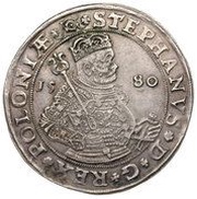 Talar koronny - Stefan Batory Olkusz mint obverse image